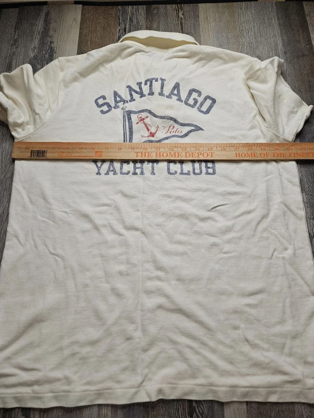 Polo Ralph Lauren Classic Fit Nautical Mesh Polo Shirt Med Santiago Yacht Club